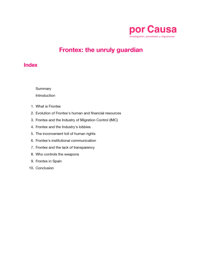 Frontex: the unruly guardian